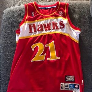Medium Atlanta Hawks Throwback Jersey